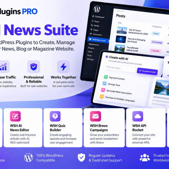 WSH News Suite
