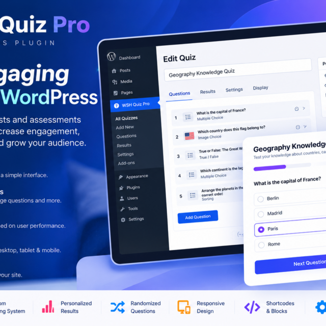 WSH Quiz PRO